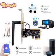 Temoo Card Khởi Động Từ Xa Máy Tính EWeLink Công Tắc WIFI Không Dây Điều Khiển Từ Xa Cho Máy Tính Cô