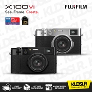 FUJIFILM X100VI Digital Camera - Black / Silver (FUJIFILM Malaysia Warranty)