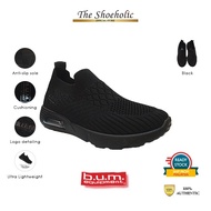 Bum Equipment Unisex Slip On School Shoes B2031/B2031A (Black)