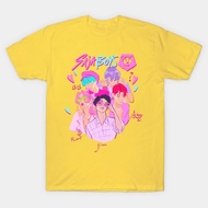 Baju Kpop Demon Hunters T-Shirt Kids Adult Kpop Saja Boys T-Shirt Cotton Short Sleeve Lelaki & Wanit