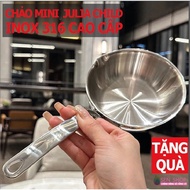 Julia Child premium 316 stainless steel mini pan Solid cast 316 stainless steel pan mini pan for chi