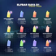 ELFBAR ELF BAR RAYA D1 RAYAD1 RAYADI 13000 TE6000 TE 6000 PI9000 PI 9000 1500 2000 5000 BC Puff Big 