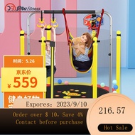 NEW Dibu（DIBU）Trampoline60Inch Children's Home Trampoline Indoor Sports Fitness Bouncing Bed with Safety Net Family To