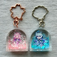 Honkai Impact 3rd Elysia & Kiana Acrylic Liquid Charm/Keychain