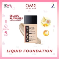 OMG Oh My Glam Coverlast Liquid Foundation - OMG Foundation | OMG Foundation | 100% Original | BPOM 