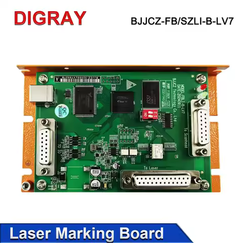 DIGRAY BJJCZ Laser Controller Original Card JCZ Control Board FBLI-B-LV7 Ezcad for CO2 UV Raycus JPT