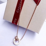 Rantai leher Titanium desain Roman