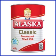 ∜ Alaska Evaporated Filled Classic Evaporated Milk 360Ml