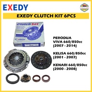 PERODUA VIVA 660/850cc KELISA 660/850cc KENARI 660/850cc CLUTCH KIT EXEDY 6PCS
