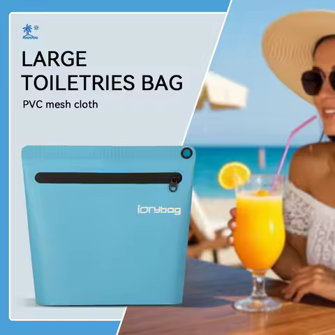 IDrybag 3L Wash Dry Bag Travel for Toiletries Tote Dry Bags Lightweight Swimming Wash Bag Activities