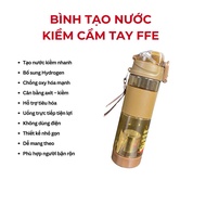 Handheld alkaline water bottle