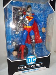 我🤖鐵面無私🇺🇸複製得半邊

◀️Cyborg Superman🤖機械超人〔🍃布製斗篷藏鐵線〕▶️

【絕對💯%正版】
🌀公仔FIGURE 高7寸
🆕全新★DC Multiverse McFarlan