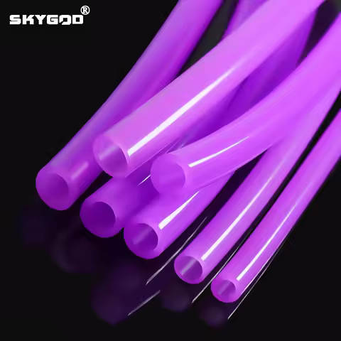 1/3/5/10M Silicone Tube Food Grade Rubber Hose Purple Flexible Aquarium Air Irrigation Pipes Water C