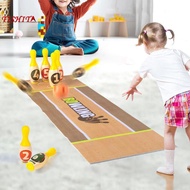 [tishita] Bowling Play Set Bowling Alley Game Educational Portable Family Game with