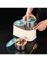 1入不銹鋼鮮食碗嬰兒飯蒸箱蒸碗（附蓋），適用於茶碗蒸