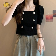 LONNGUVO Strap Vest, Knitted Outerwear Vest, 2024 Breathable Outerwear Beach T-shirt Lady