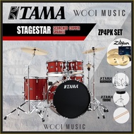 Tam ST52KH6-SCP StageStar 5pc Acoustic Drum Set w/Hardware & Stands - Scorched Copper Sparkle (Packa