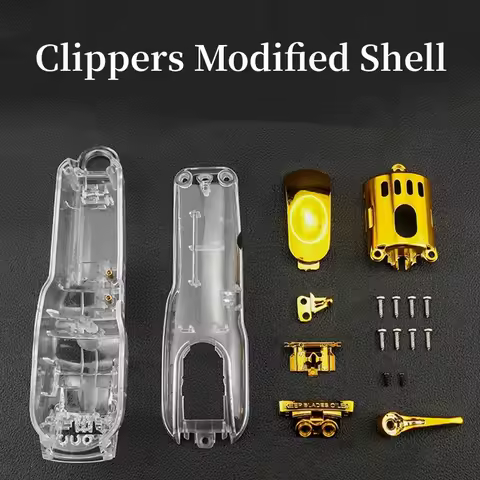 Electric Clippers Modified Shell For Wahl 8148/8591 Cordless Trimmer DIY Transparent Cover Barber Sh