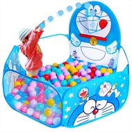 Doraemon Foldable Kids Playpen Tent Basketball Tent Ocean Ball Folable Pop Up Ball Pit Tunnel Tent