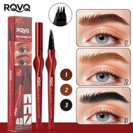 R QVQ Cross-Border Foreign Trade Exclusively Supply Multi-Fork 4D Eyebrow Pencil One-Stroke Crash Ro