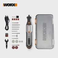 Worx 8V โรตารี่ WX750 WX106 มินิไร้สายเจาะแกะสลักเครื่องขัด USB Charger VARIABLE Speed Power เครื่อง