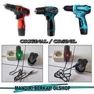 Original Charger Casan Baterai Mesin Bor Cordless Universal / Casan Bor Cordles 12 Volt Untuk Semua Merk Cordless