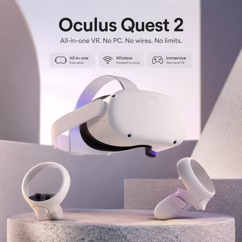 Oculus Quest 2 256GB VR Headset by Meta, Built-in Audio & Motion Tracking