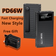 PD66W Powerbank 100000mAh Original Fast Charging Power Bank Type C 50000mAh 80000mAh