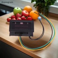 (duyongrain) Fuel Level Gauge Indicator 12V Universal Motorcycle Car Oil Scale Meter LED Oil Scale M