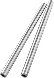 Mssoomm Linear Motion Rod Shaft Guide D 8mm x L 31.5 inch / 800mm 2Pcs, Hollow Rod D 8mm Inner Hole 