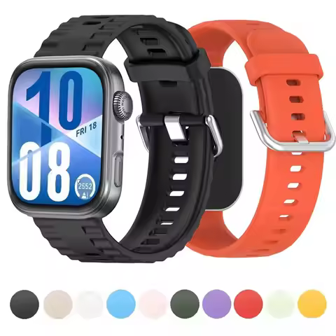 Sports Silicone Strap for Huawei Watch 4 Pro Comfortable Breathable Wristband for Huawei Watch Fit 4