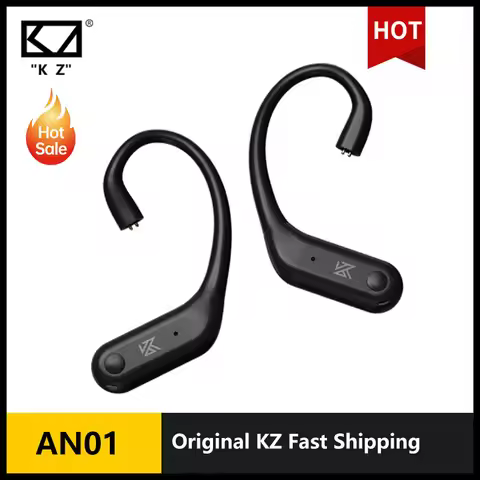 KZ AN01 Wireless Upgrade Ear Hook Cable ANC Noise Cancellation Bluetooth-compatible 5.4 C-Pin LDAC H