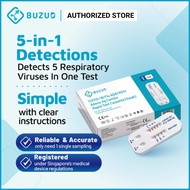 BUZUD COVID-19/Flu A&B/RSV/Adeno Ag Combo Rapid Test Cassette (Swab)