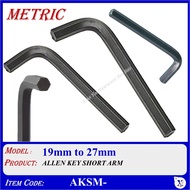 AKSM- 19mm TO 27mm HEX ALLEN KEY SHORT ARM ALLEN KEY