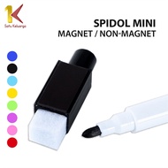 Satu Keluarga Spidol Mini Magnet A27 Sepidol Warna Warni Papan Tulis White Board Dengan Penghapus  W