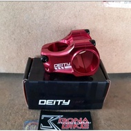 Stem Deity Copperhead 35mm x 35mm Red - Stem Bicycle 35