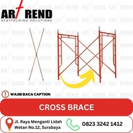 CROSS BRACE SCAFFOLDING / SCAFFOLDING SURABAYA / AKSESORIS SCAFFOLDING