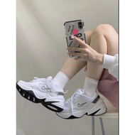 High quality M2K Tekno retro unisex sports shoes jogging casual shoes white