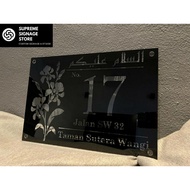 No Rumah Eksklusif/No Rumah/No Rumah Hipster/No Rumah Budget/House Number/House Plate Number