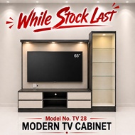 [FREE INSTALLATION]TV28 8Ft x 6Ft Floor Type Lighting TV Cabinet / 8 x 6 Kaki Kabinet TV Lampu Jenis