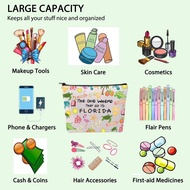 FOTAP Florida Trip Makeup Bag The Sunshine State Gift Beach Lover Gift Florida Souvenir Gift Florida