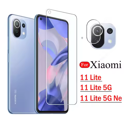 For Xiaomi Mi 11 Lite 5G Ne Tempered Glass For Xioami 11 Lite Camera Screen Protectors Lens Protecti