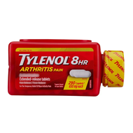 Tylenol 8 HR Arthritis Pain Extended-Release 650mg 290 Caplets