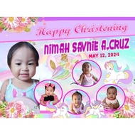 ☁ ▷ ◬ ◩ TARPAULIN PRINTING WITH FREE LAYOUT UNICORN