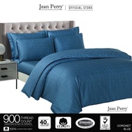 Jean Perry Coray 4-IN-1 QUEEN Fitted Bedsheet Set [100% Combed Cotton Sateen] - 40cm