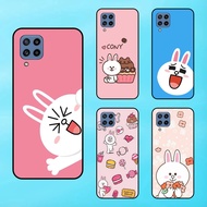 Cute Cony Rabbit Black Border Samsung M32 Phone Case