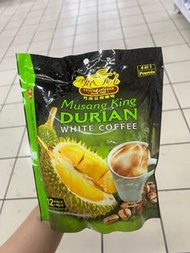 😍回購榜首👍🏻 馬來西亞 貓山王 超濃 榴槤 白咖啡 三合一 即溶咖啡 即沖 炭燒 烘焙 馬拉 白咖啡 榴連 Durian Mustang King 3in1 Instant White Coffee