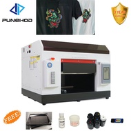 T Shirt Printing Machine Punehod Dtg Printer A3 Size Fully Automatic With Free Tshirt Fixture And 5*100 Ml Inks 00Cr