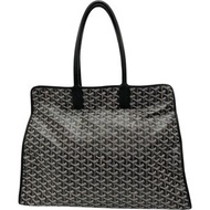 GOYARD/ Goyard Ardi GM 寵物手提包 VIT120111 手提袋，PVC/皮革，黑色/ブラウン/人字紋圖案，女士款 [二手]