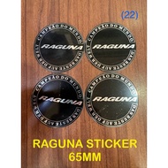 RAGUNA RIM STICKER LOGO FOR RIM STICKER 65MM DIAMETER